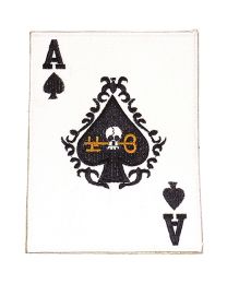 PATCH-CARD,ACE Of SPADES