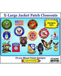 PATCH-CLOSEOUT,XLG FOR JACKETS