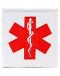 PATCH-EMS STAR OF LIFE,RECT