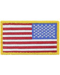 PATCH-FLAG,USA,GOLD (R)
