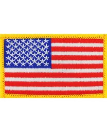 PATCH-FLAG,USA,GOLD (04)
