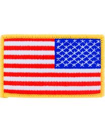 PATCH-FLAG,USA,GOLD (R)