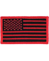 PATCH-FLAG,USA,BLK/RED (L)