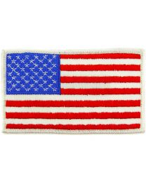 PATCH-FLAG,USA,WHITE (L)