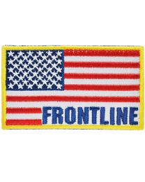 PATCH-FRONTLINE USA FLAG