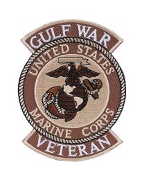 PATCH-GULF WAR,VET,USMC