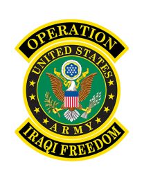 PATCH-IRAQI FREED.ARMY