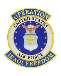 PATCH-IRAQI FREED.USAF
