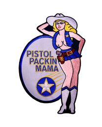 PATCH-NOSE ART,PISTOL PACKIN