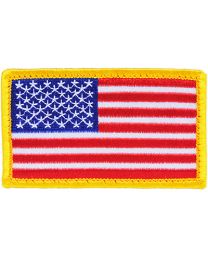 PATCH-FLAG,USA,GOLD V (L)