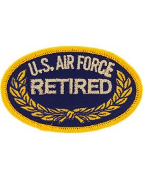 PATCH-USAF,OVAL,RETIRED