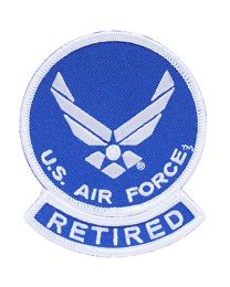 PATCH-USAF SYMBOL,RETIRED