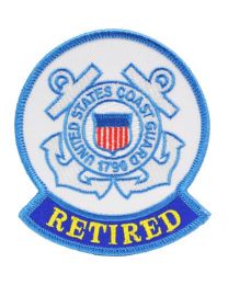 PATCH-USCG LOGO,RETIRED