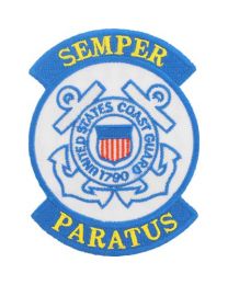 PATCH-USCG LOGO,SEMPER