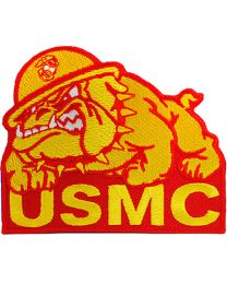 PATCH-USMC,BULLDOG,FIGHT