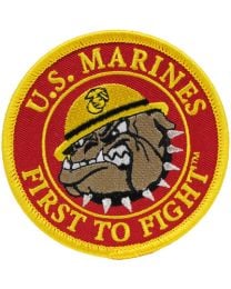 PATCH-USMC,BULLDOG,LOGO