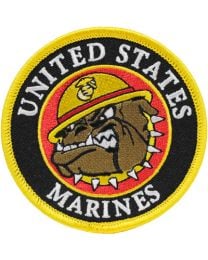 PATCH-USMC,BULLDOG