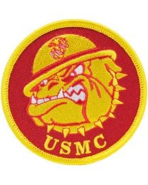 PATCH-USMC,BULLDOG