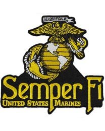 PATCH-USMC EGA,SEMPER FI