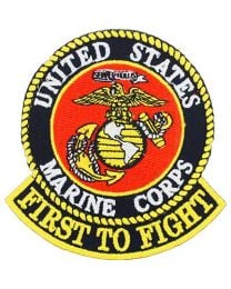 PATCH-USMC,FIRST TO FIGHT