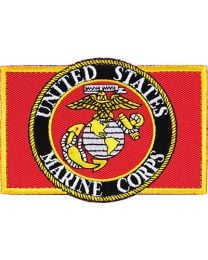 PATCH-USMC LOGO,RECT.