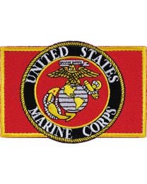 PATCH-USMC LOGO,RECT.