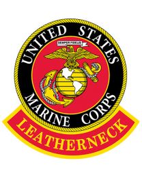 PATCH-USMC LOGO,LEATHERNECK