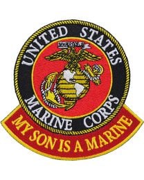PATCH-USMC LOGO,MY SON