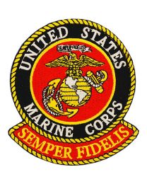 PATCH-USMC LOGO,SEMPER FI