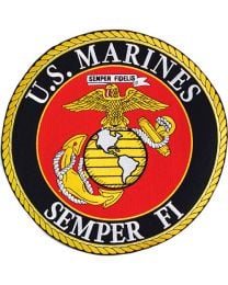 PATCH-USMC LOGO,SEMPER FI