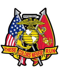 PATCH-USMC,THESE COLORS