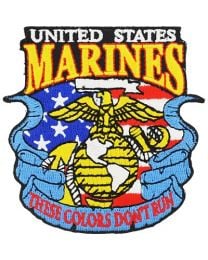 PATCH-USMC,THESE COLORS