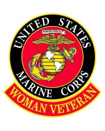 PATCH-USMC WOMAN VETERAN