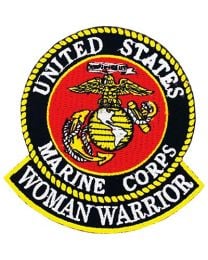 PATCH-USMC WOMAN WARRIOR