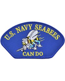 PATCH-USN,HAT,SEABEES,CAN DO
