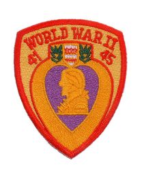 PATCH-WWII,PURPLE HEART