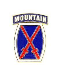 PIN-ARMY,010TH MTN.DIV.