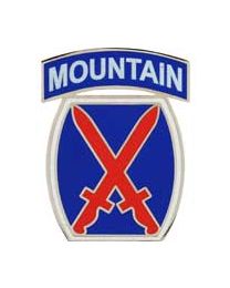 PIN-ARMY,010TH MTN.DIV.