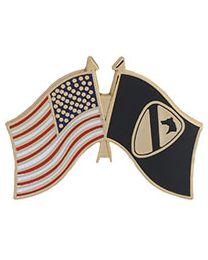 PIN-ARMY,001ST CAV FLAG/USA