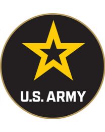 PIN-ARMY LOGO,ROUND