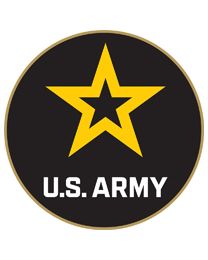 PIN-ARMY LOGO,ROUND