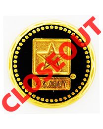 PIN-ARMY LOGO,STARS