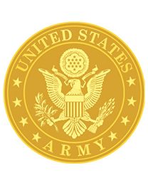 PIN-ARMY SYMBOL GLD