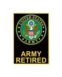 PIN-ARMY SYMBOL,RETIRED