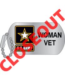 PIN-ARMY,WOMAN VETERAN