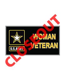 PIN-ARMY,WOMAN VETERAN