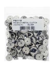 PIN BACK-METAL CLUTCH
