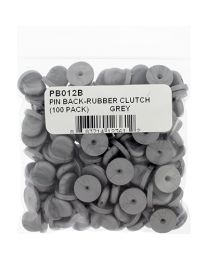 PIN BACK-RUBBER CLUTCH