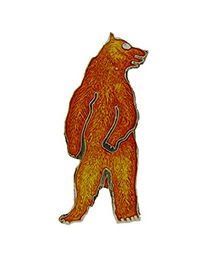 PIN-BEAR,GRIZZLY,BROWN