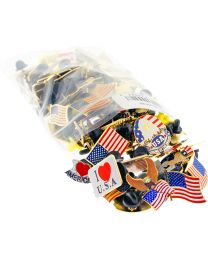 PIN-CLOSEOUT,USA FLAGS & MORE